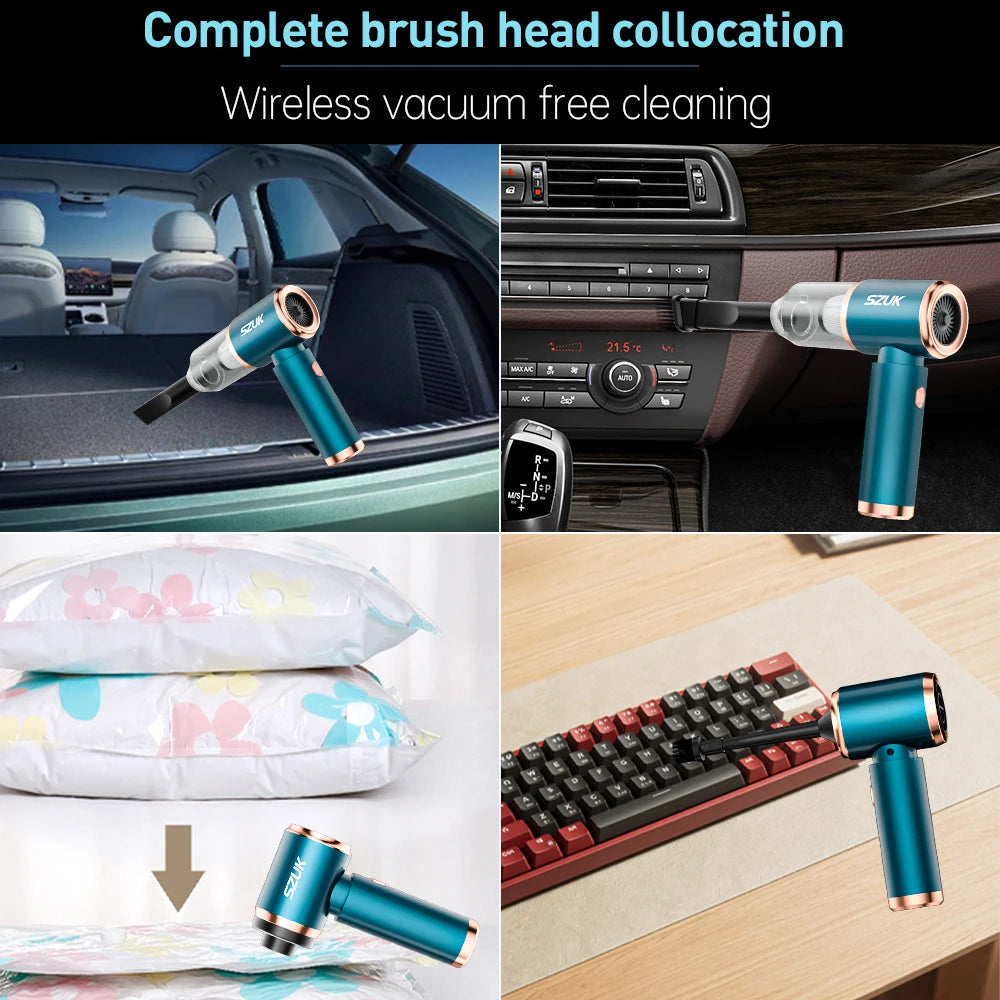 Portable Wireless Car Vacuum