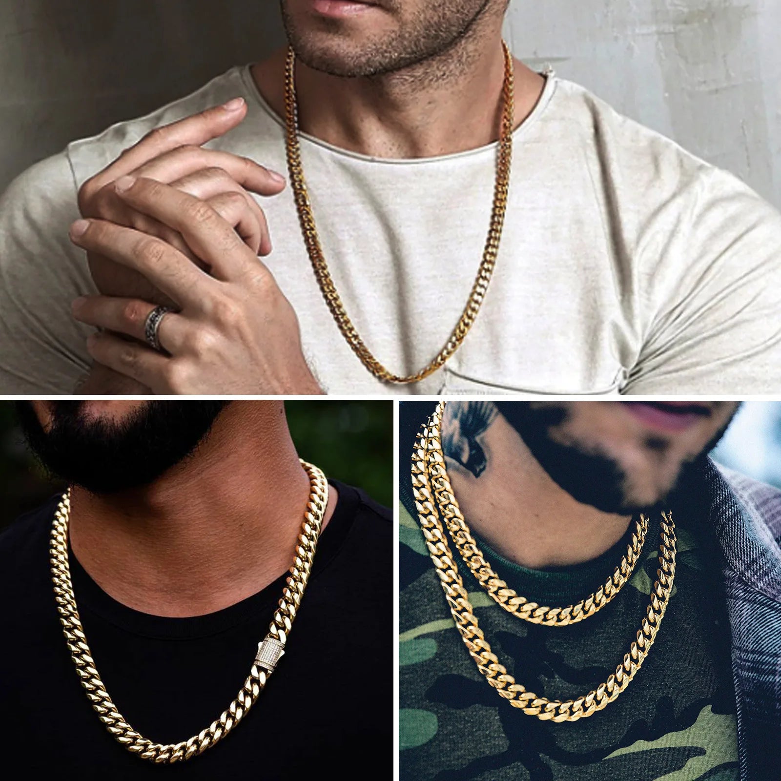 Cuban Link Chain Necklace – Gold Plated