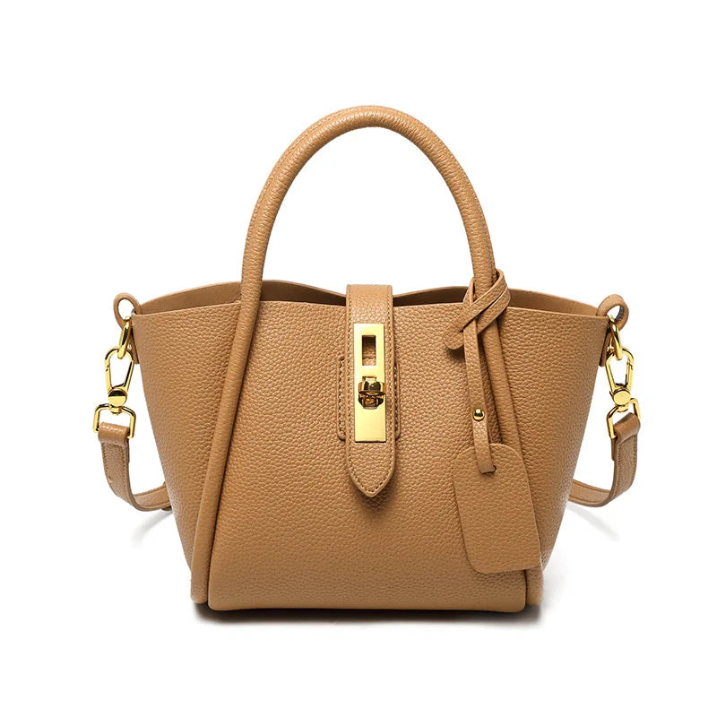 Large Capacity Tote Bag – Elegant Leather Style