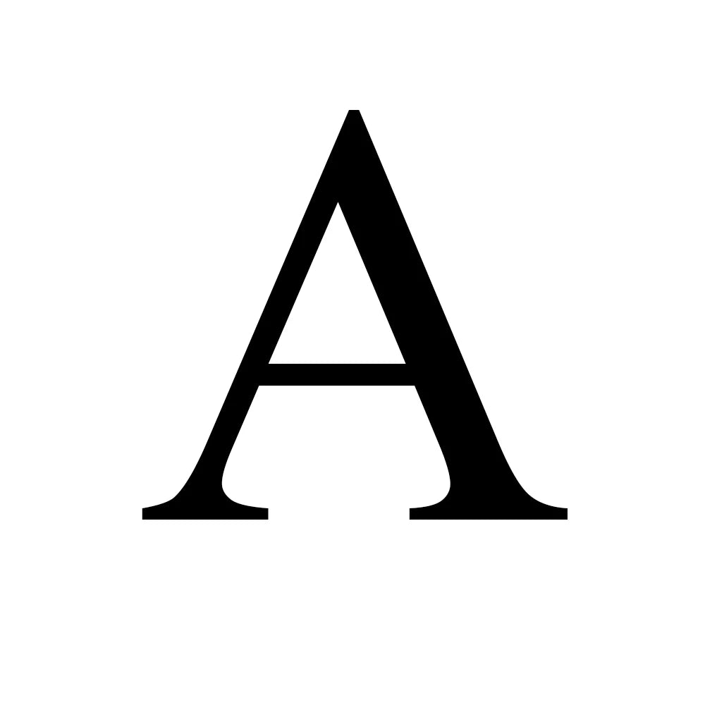 Iced Out Letter Necklace – A-Z Zircon Pendant