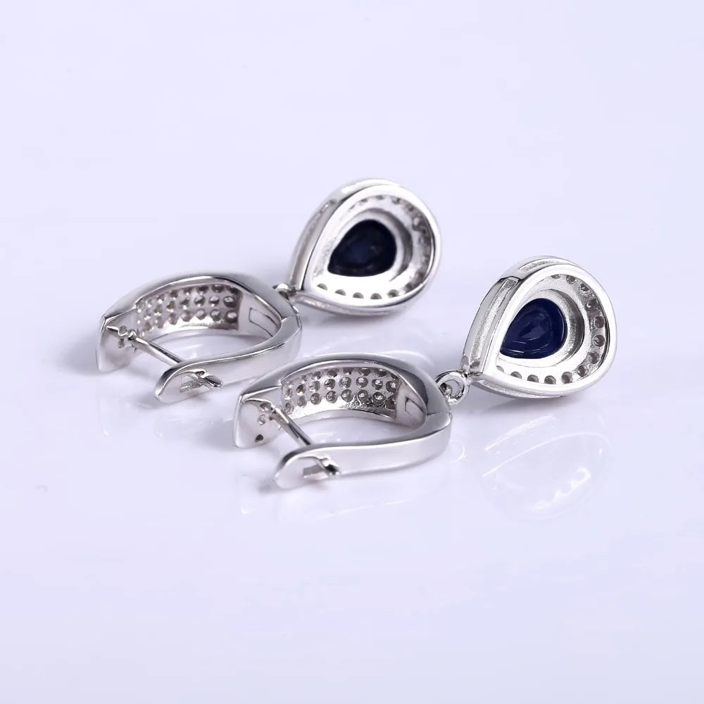 Sapphire Luxe Earrings