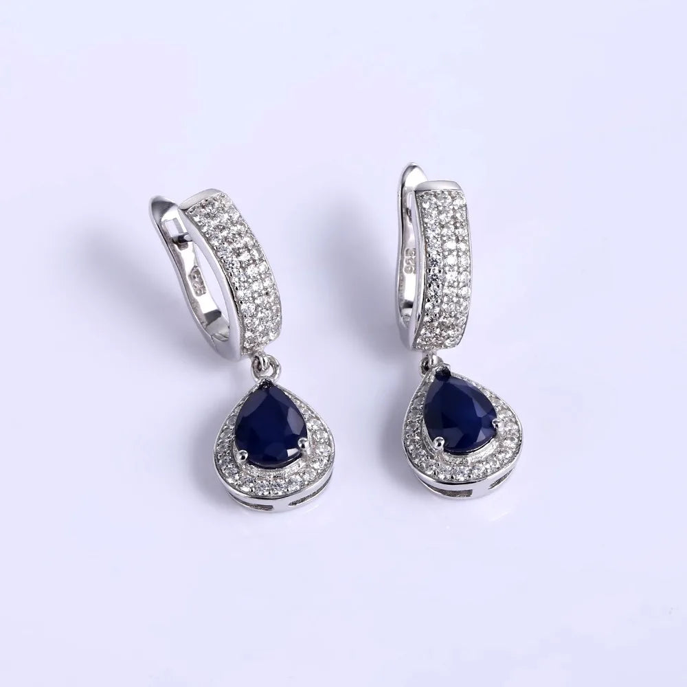 Sapphire Luxe Earrings