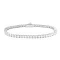 Iced Out Tennis Chain – Gold & Silver Zircon