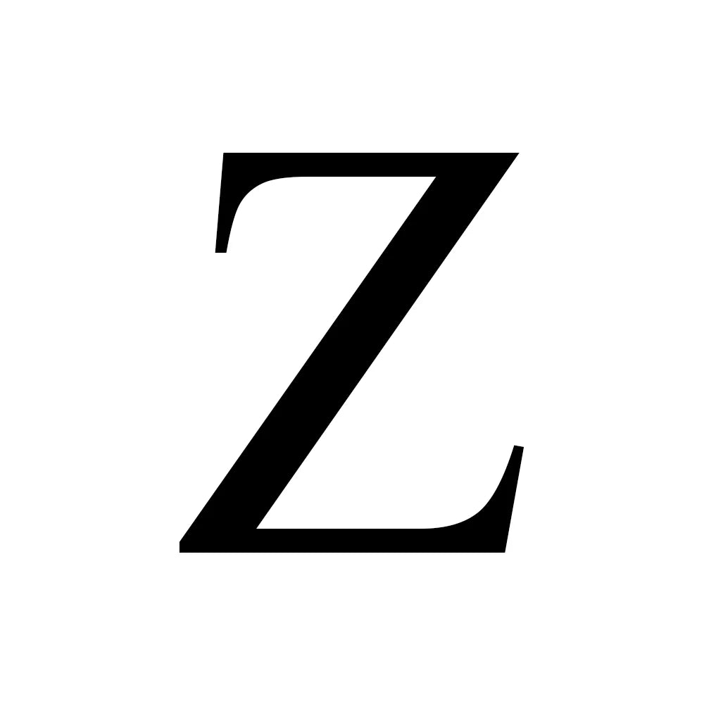 Iced Out Letter Necklace – A-Z Zircon Pendant