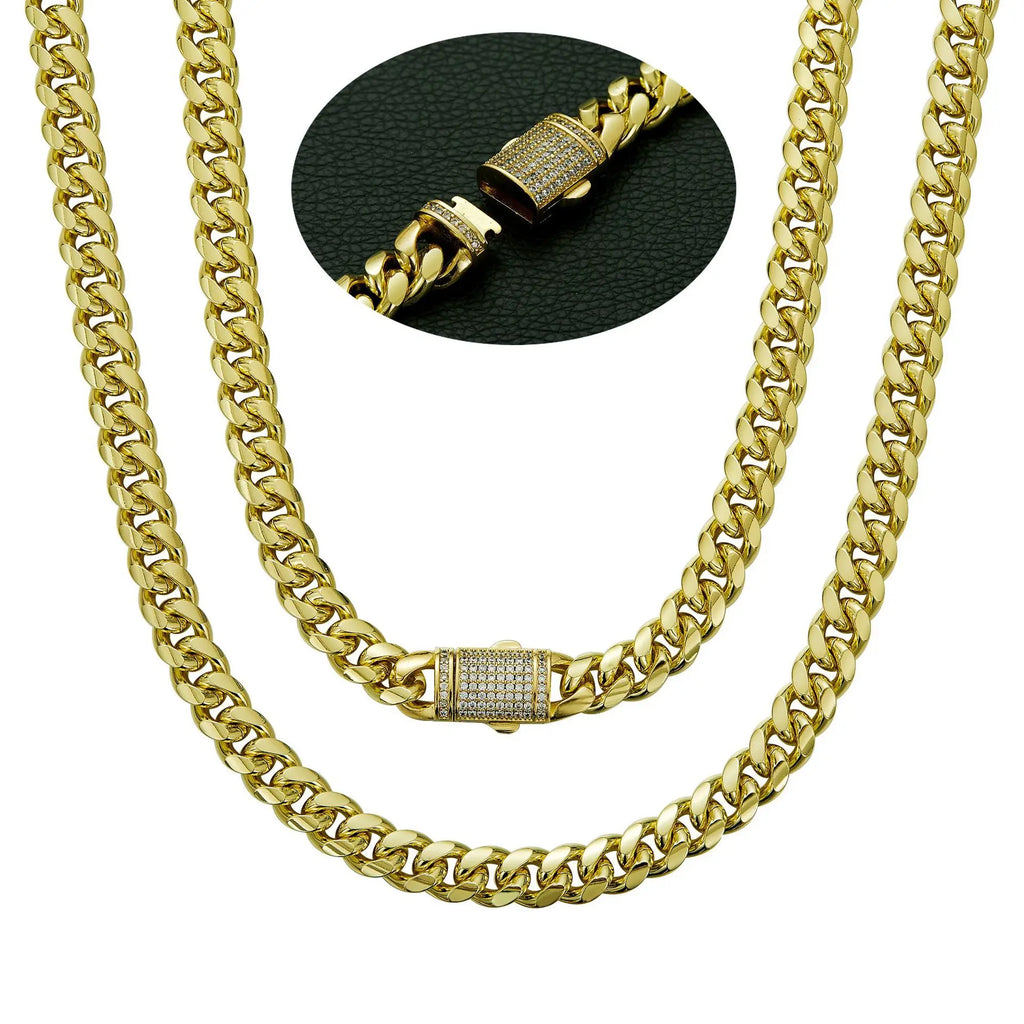 Cuban Link Chain Necklace – Gold Plated
