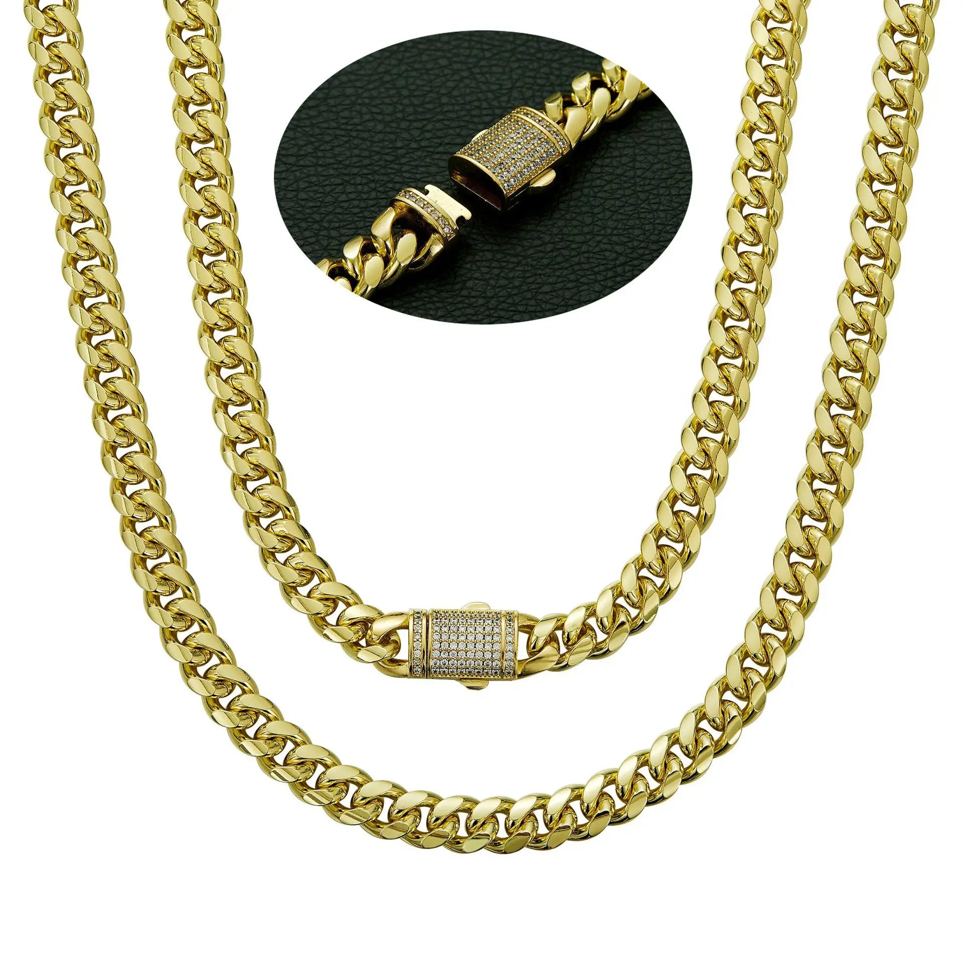 Cuban Link Chain Necklace – Gold Plated