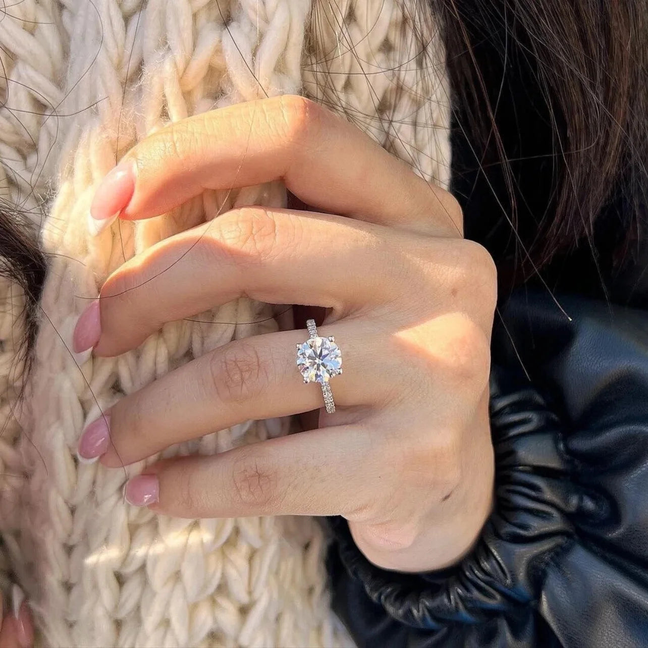 Eternal Shine Moissanite Ring
