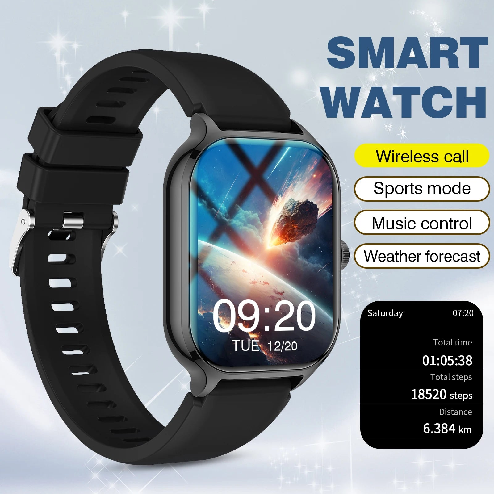 Smart Watch with Calling & Fitness Tracking – iPhone & Android Compatible