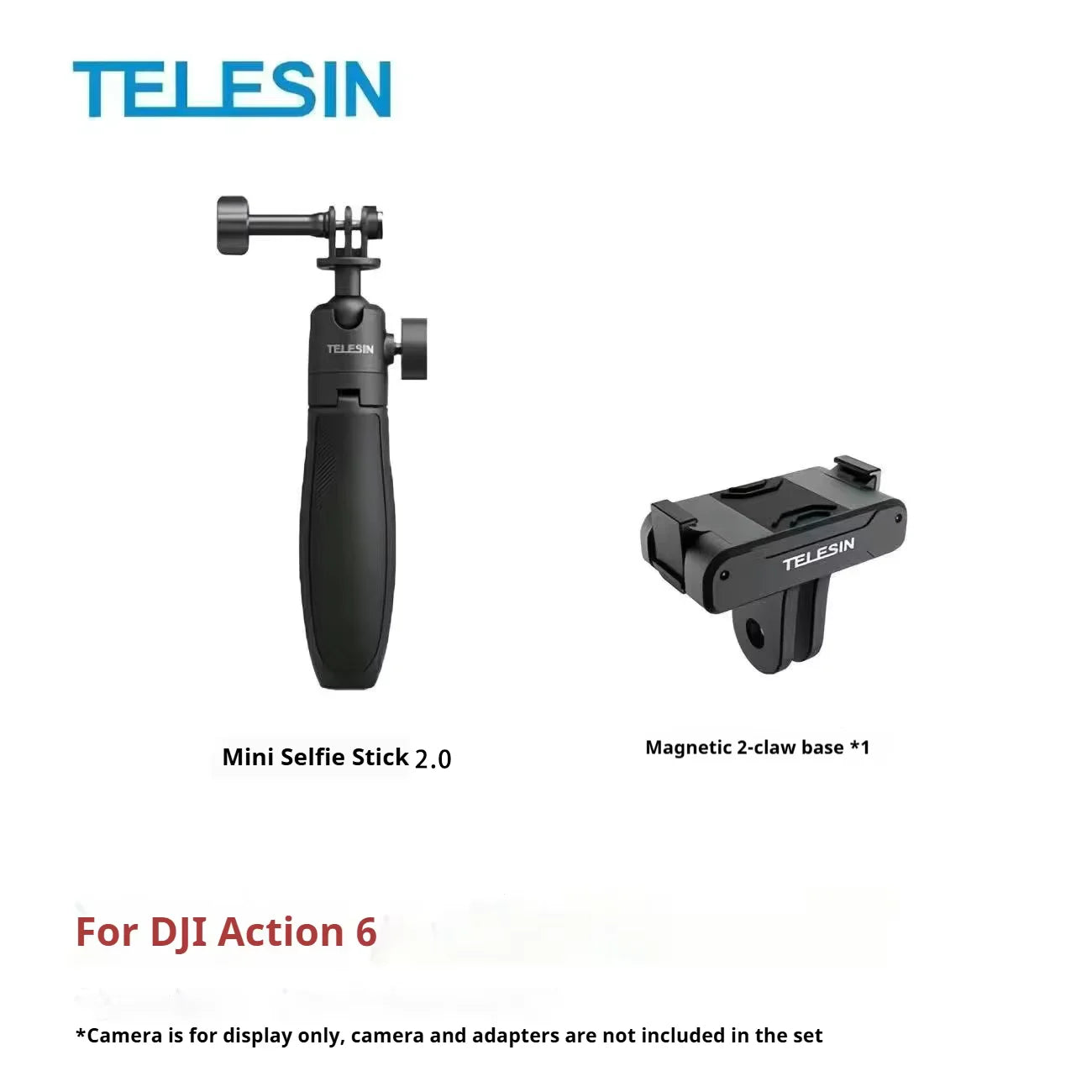 TELESIN Action Camera Tripod Stick