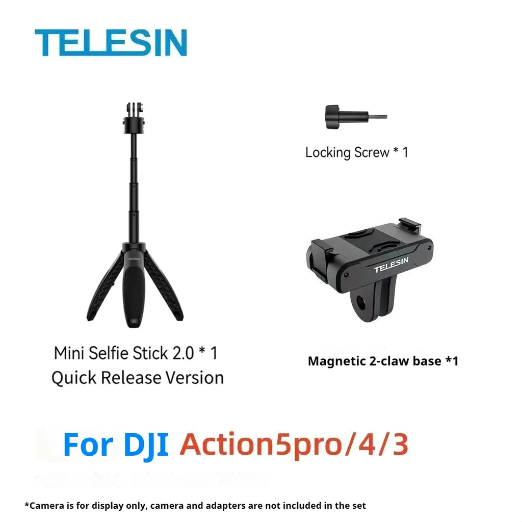 TELESIN Action Camera Tripod Stick