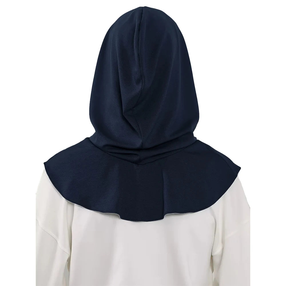 Full Coverage Bonnet Hijab with Visor – Ready to Wear