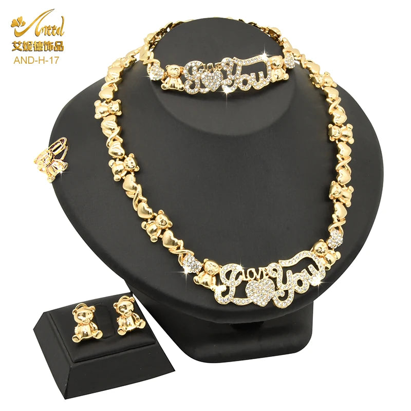 Golden Majesty Jewelry Set
