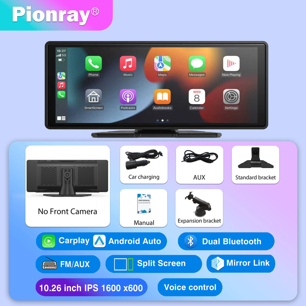 Portable Wireless CarPlay Screen