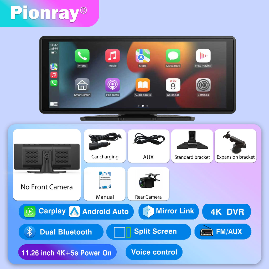 Portable Wireless CarPlay Screen