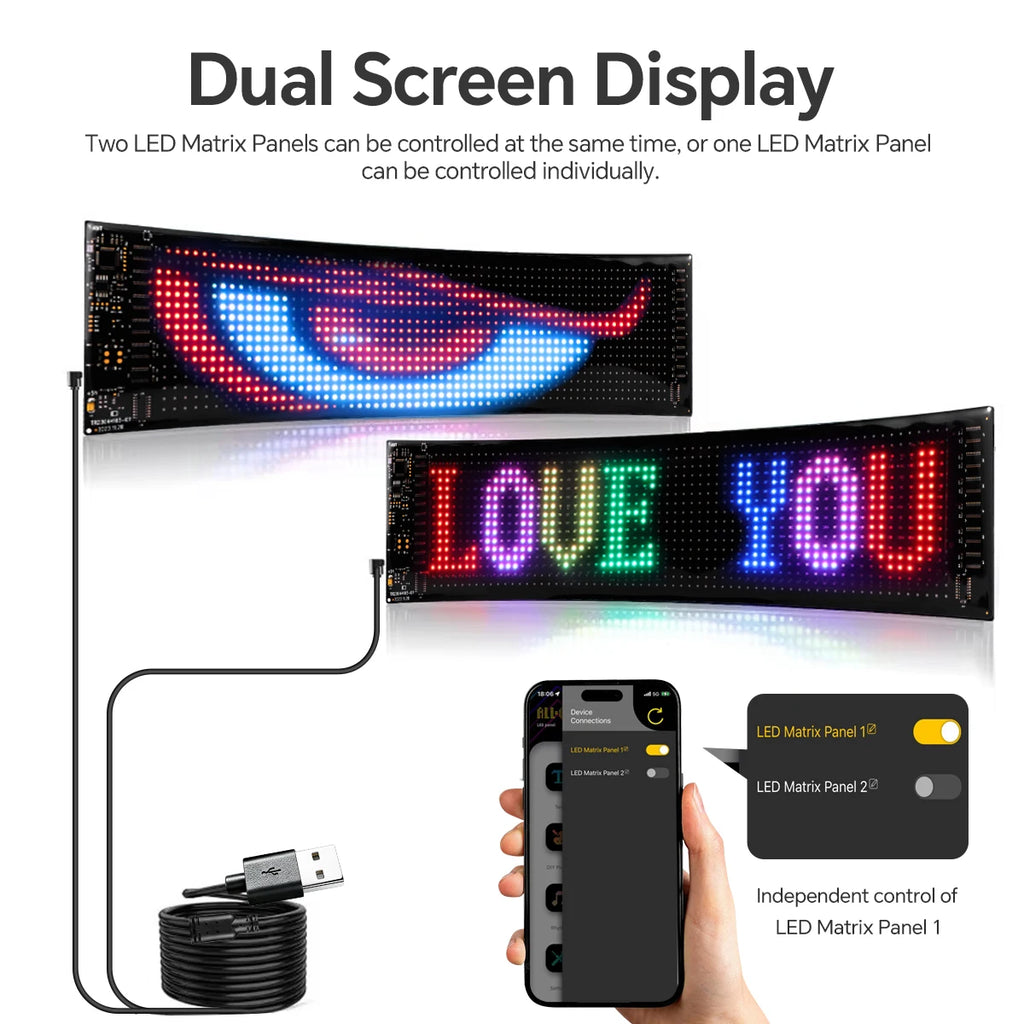 Smart LED Matrix Display