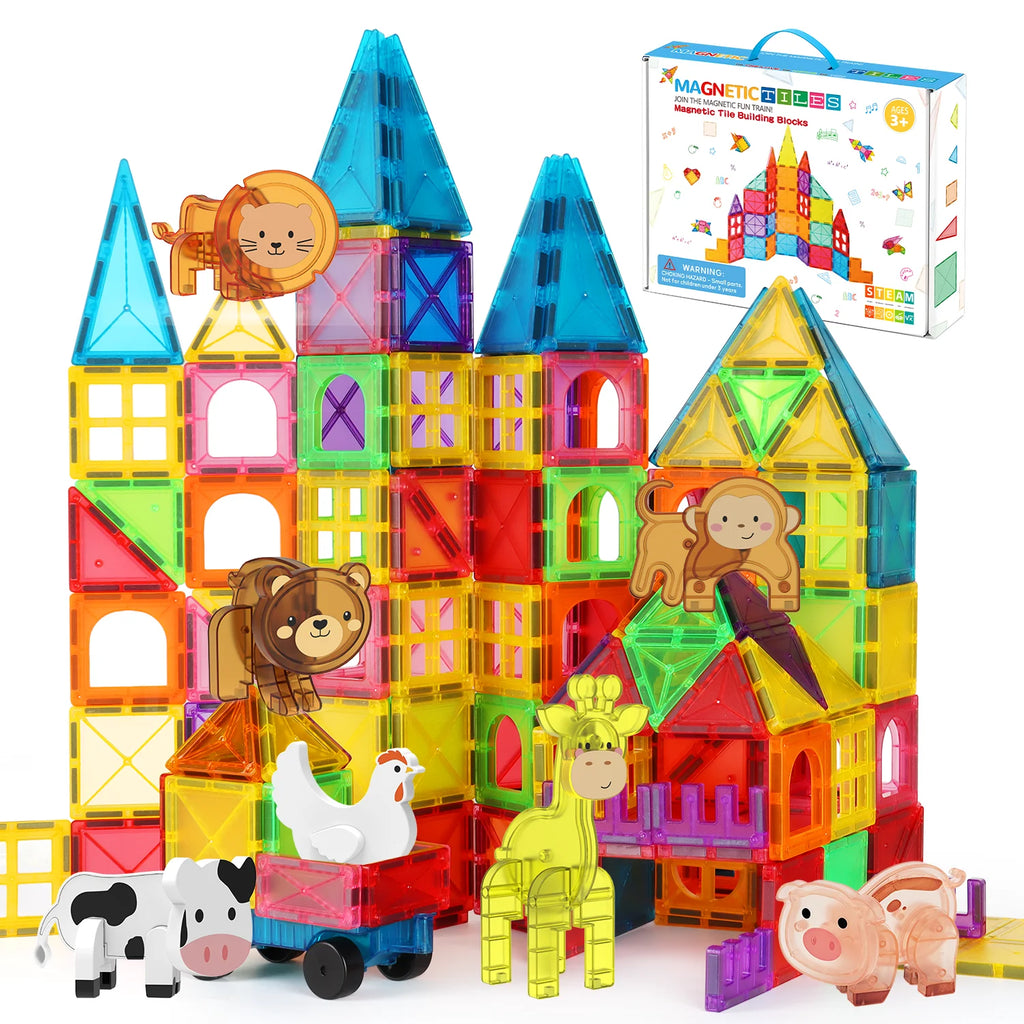 Magnetic Building Blocks Set – Creative Kids Toy 🧲