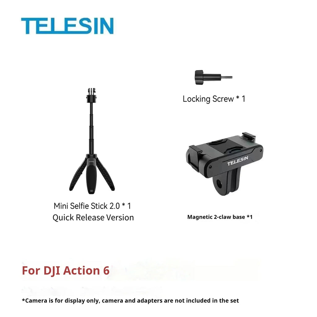 TELESIN Action Camera Tripod Stick