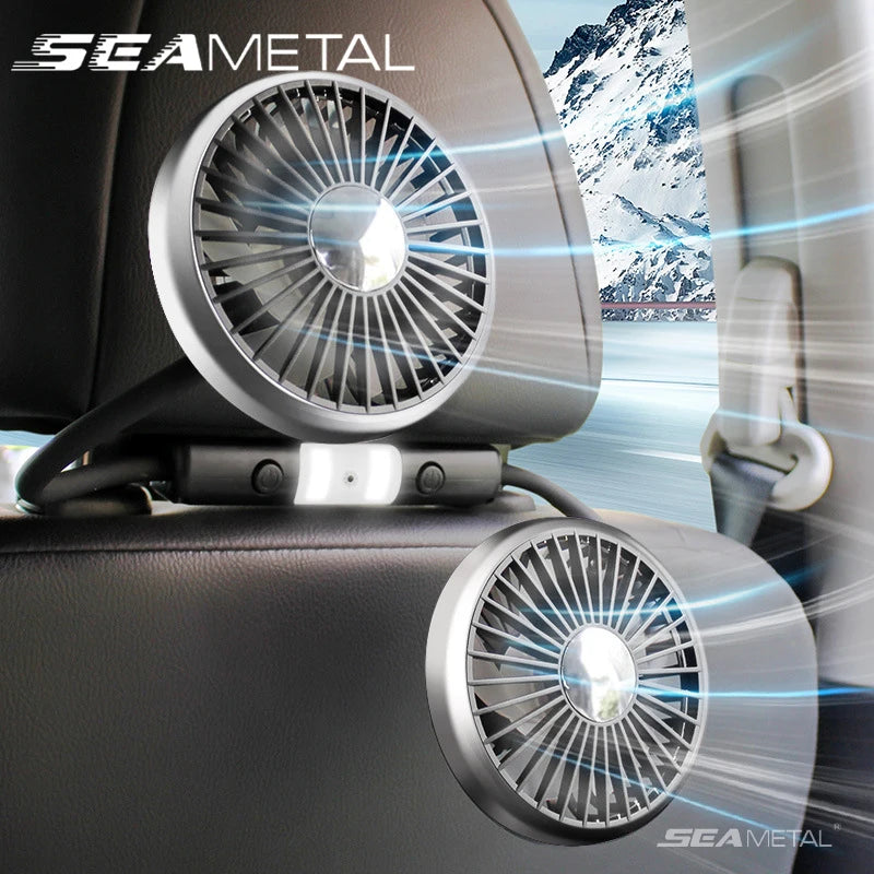 Dual Head Car Cooling Fan