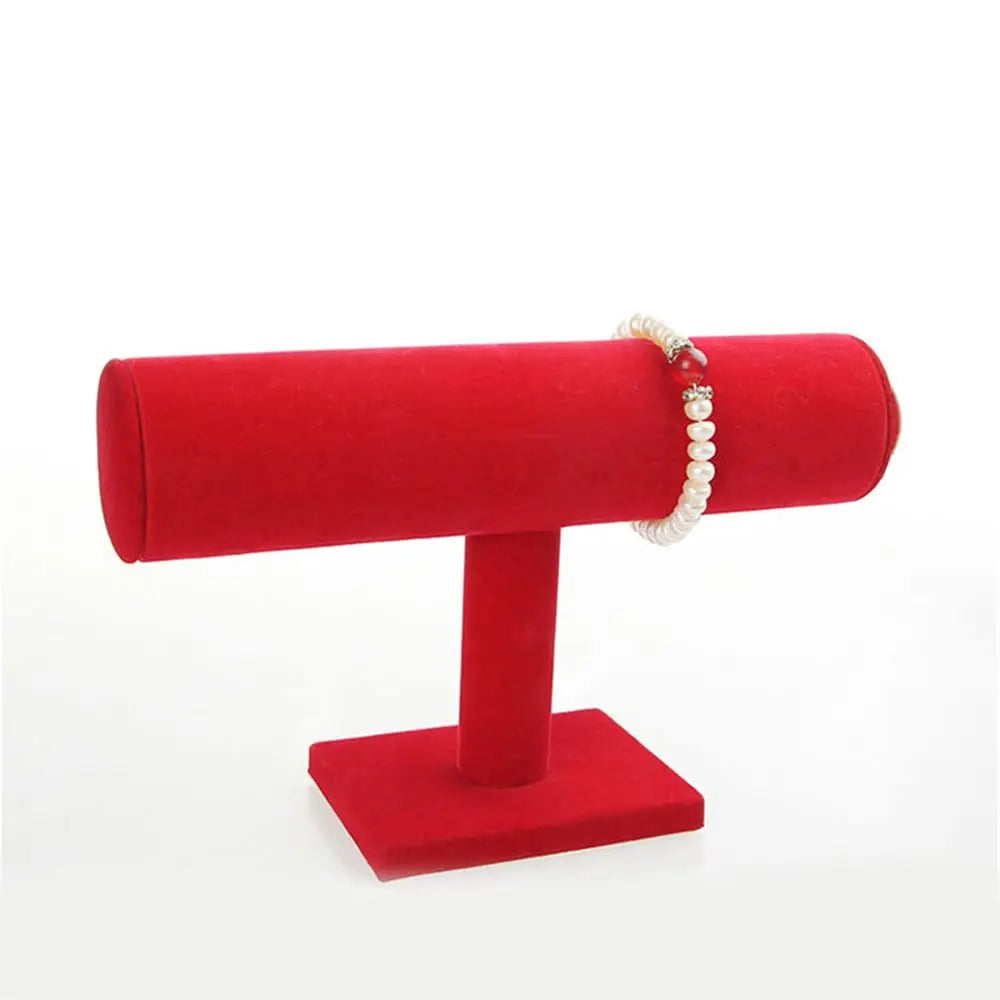 Jewelry Display Stand – T-Bar Bracelet & Watch Holder (Black)