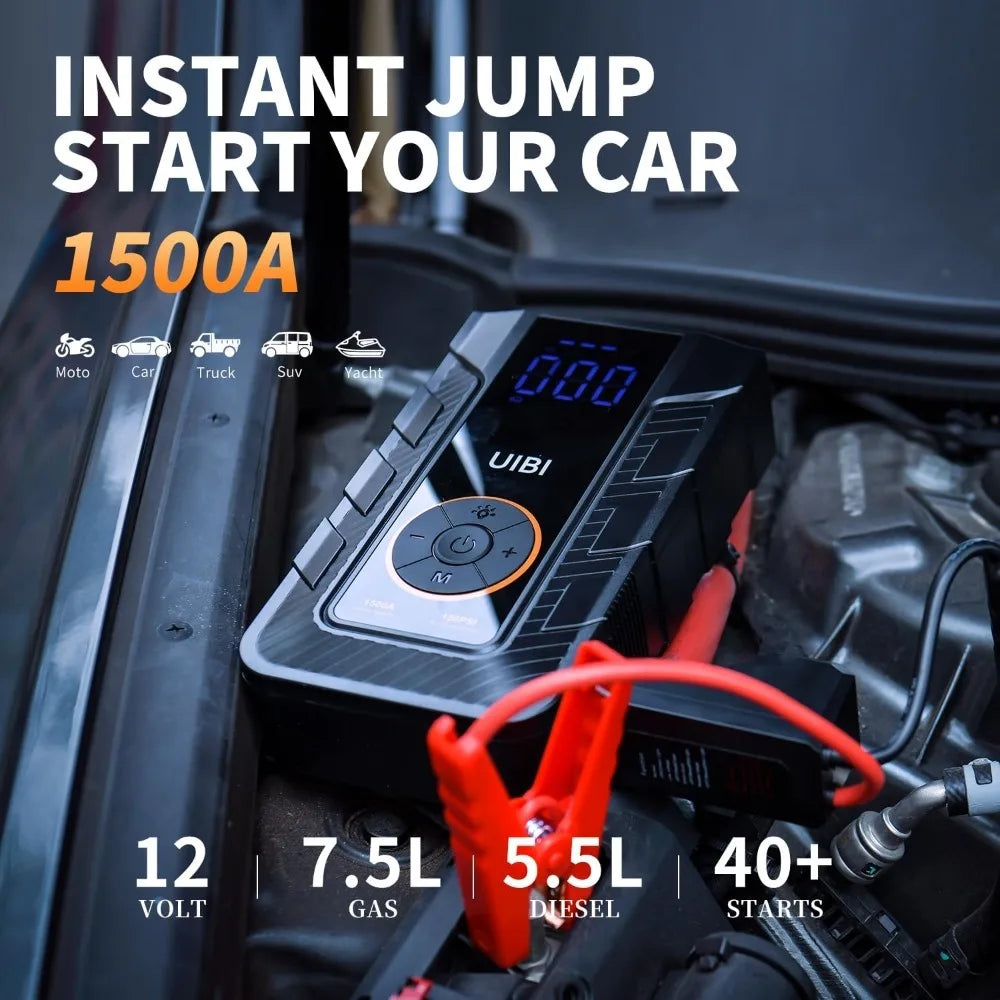PAIVIROKU 5000A Car Jump Starter with Air Compressor