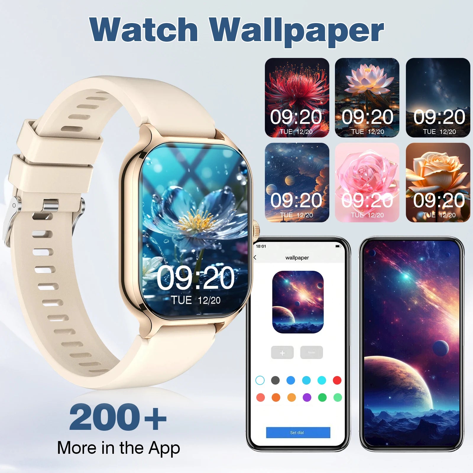 Smart Watch with Calling & Fitness Tracking – iPhone & Android Compatible