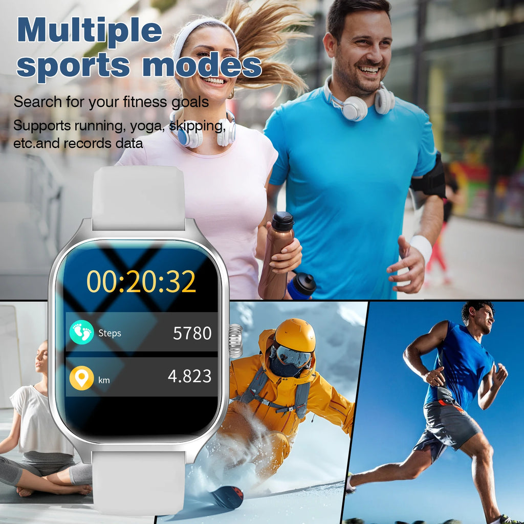 Smart Watch with Calling & Fitness Tracking – iPhone & Android Compatible