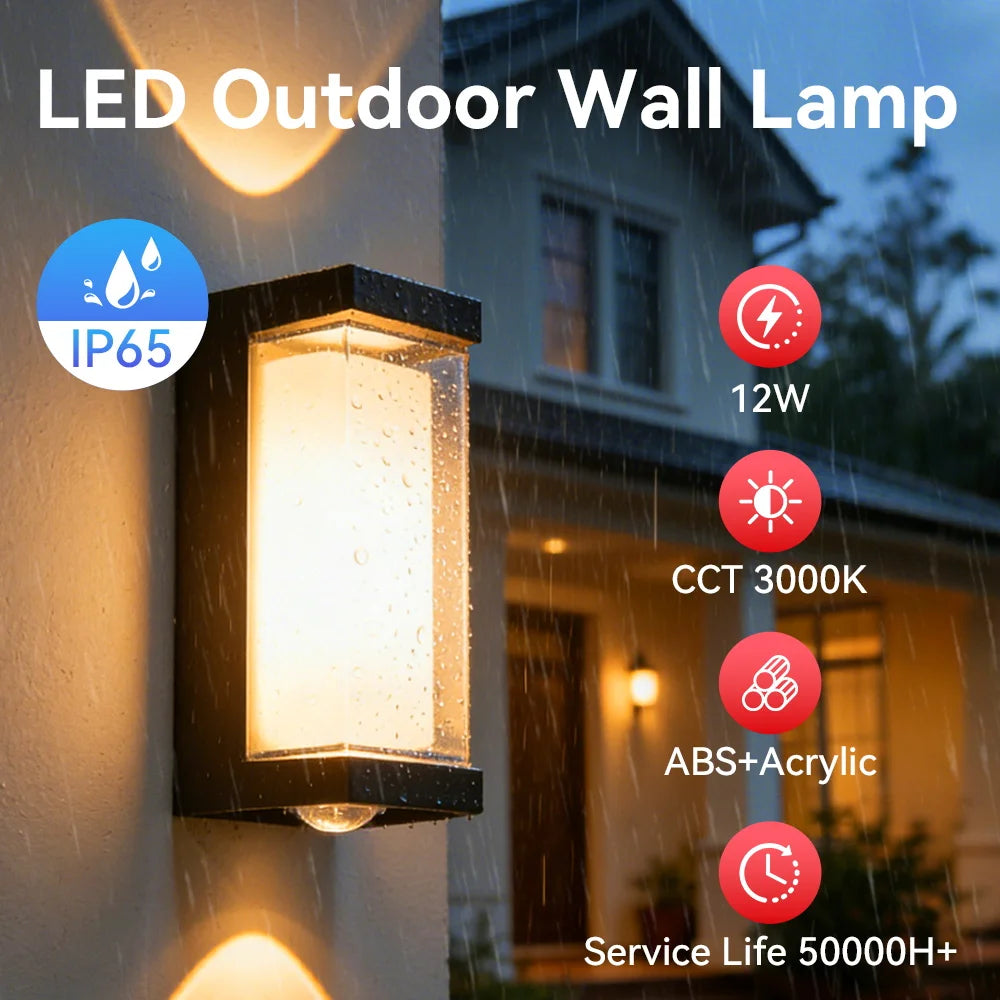 Modern Outdoor Wall Light