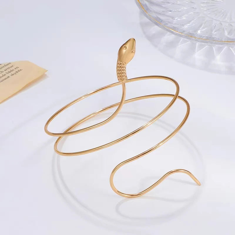 Snake Spiral Arm Cuff