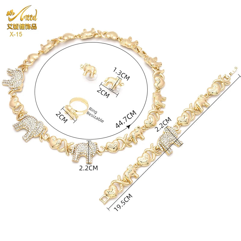 Golden Majesty Jewelry Set