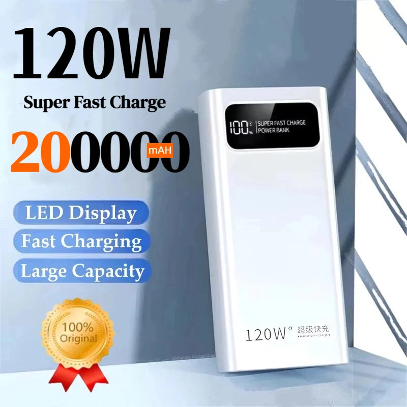 120W Fast Charging Power Bank
