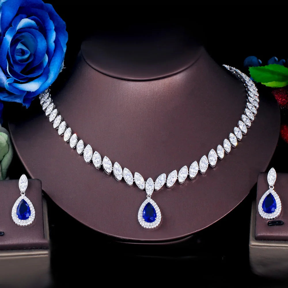 Sapphire Elegance Jewelry Set