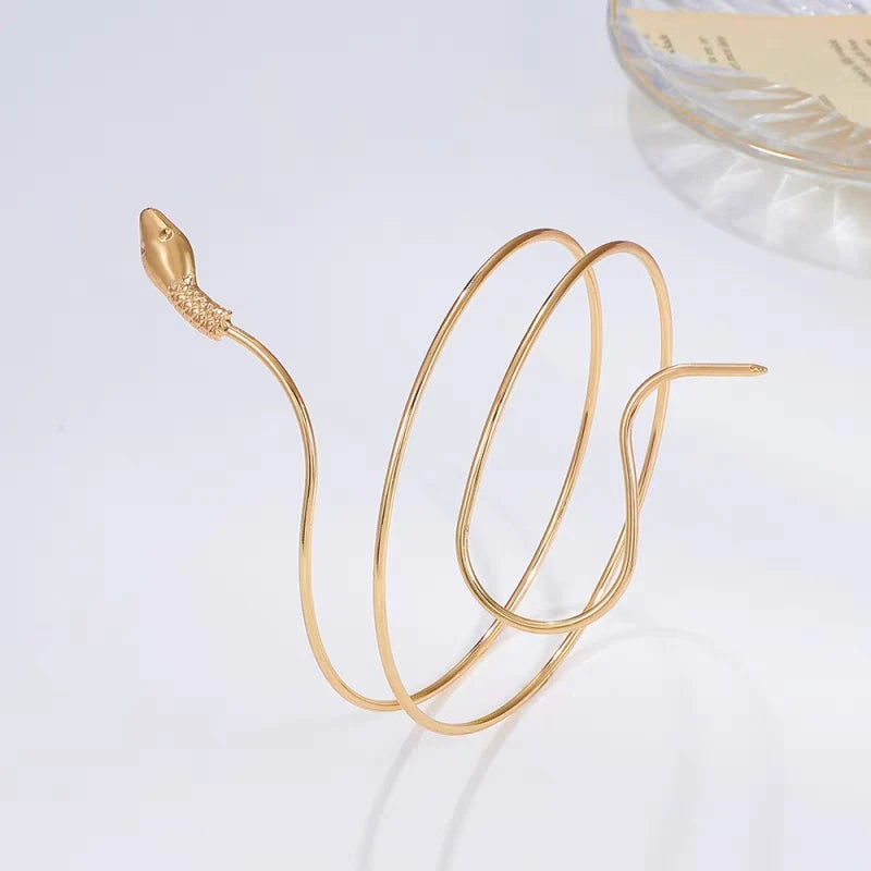 Snake Spiral Arm Cuff