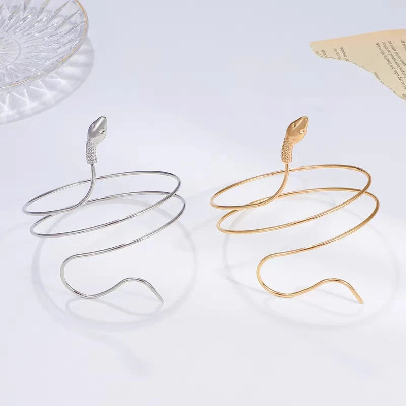 Snake Spiral Arm Cuff