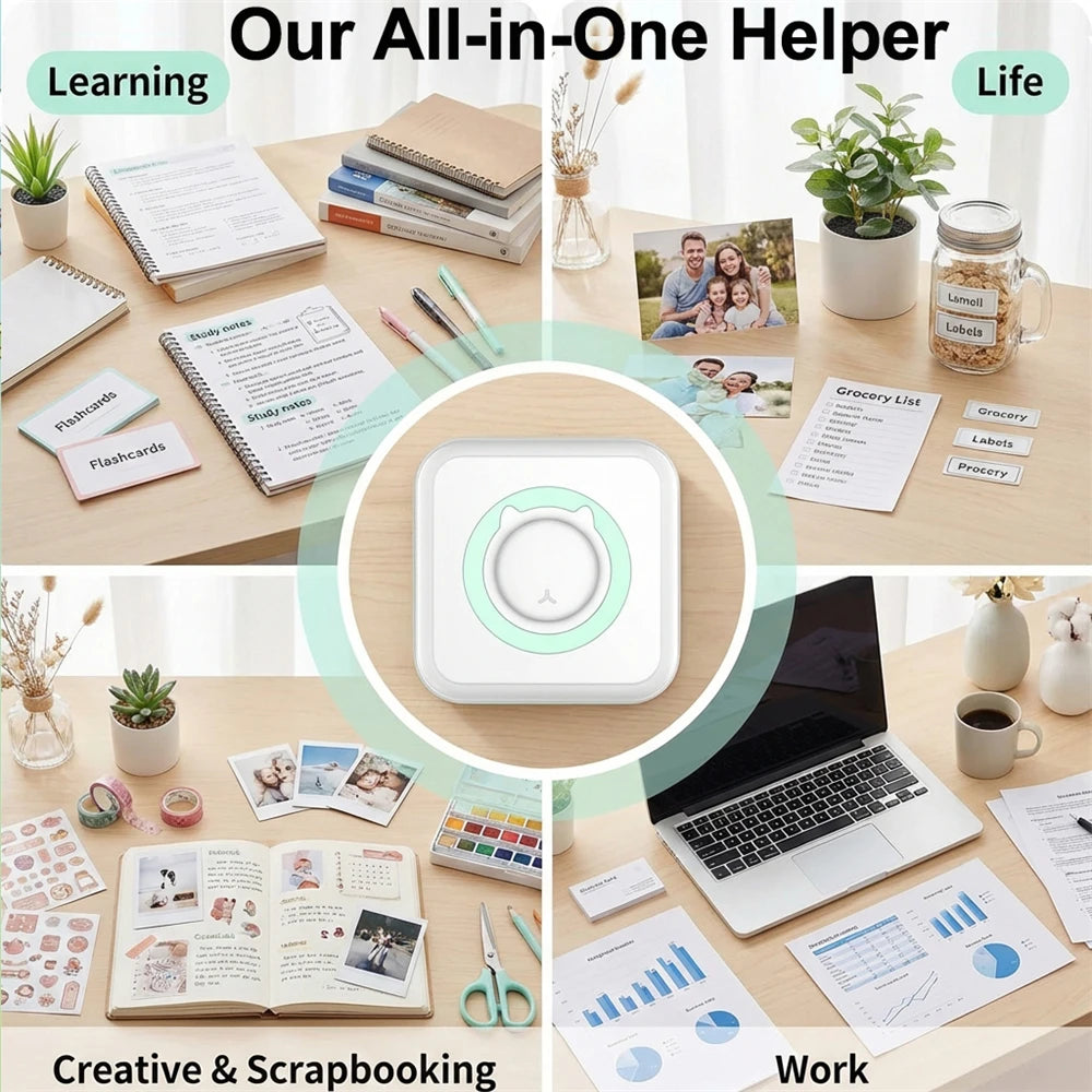 Mini Portable Printer – Print Anywhere Instantly 🖨️
