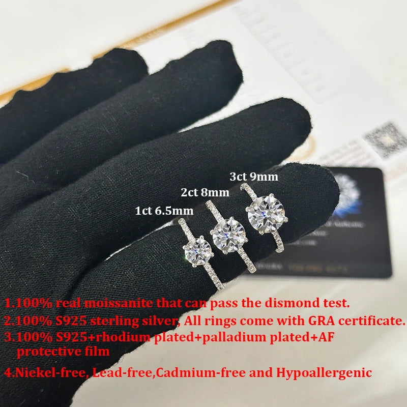 Eternal Shine Moissanite Ring