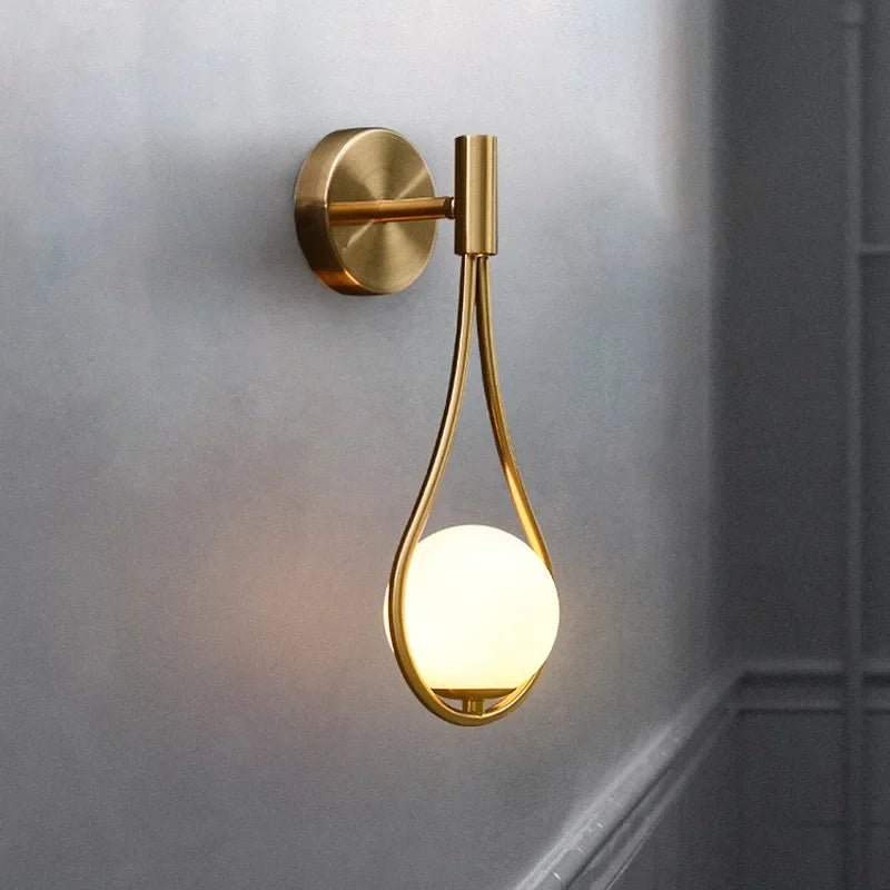 Aurora Glass Wall Light