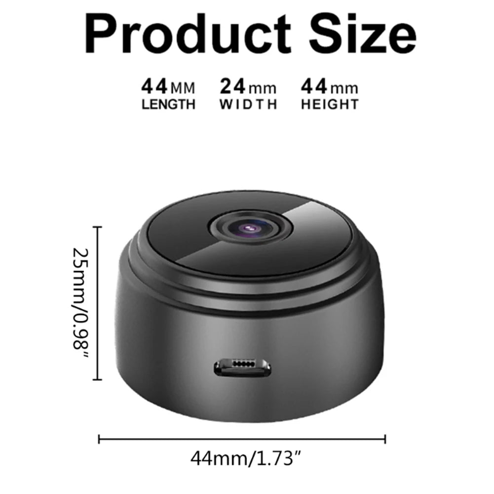 Mini WiFi Smart Camera 1080P – Night Vision & Home Security