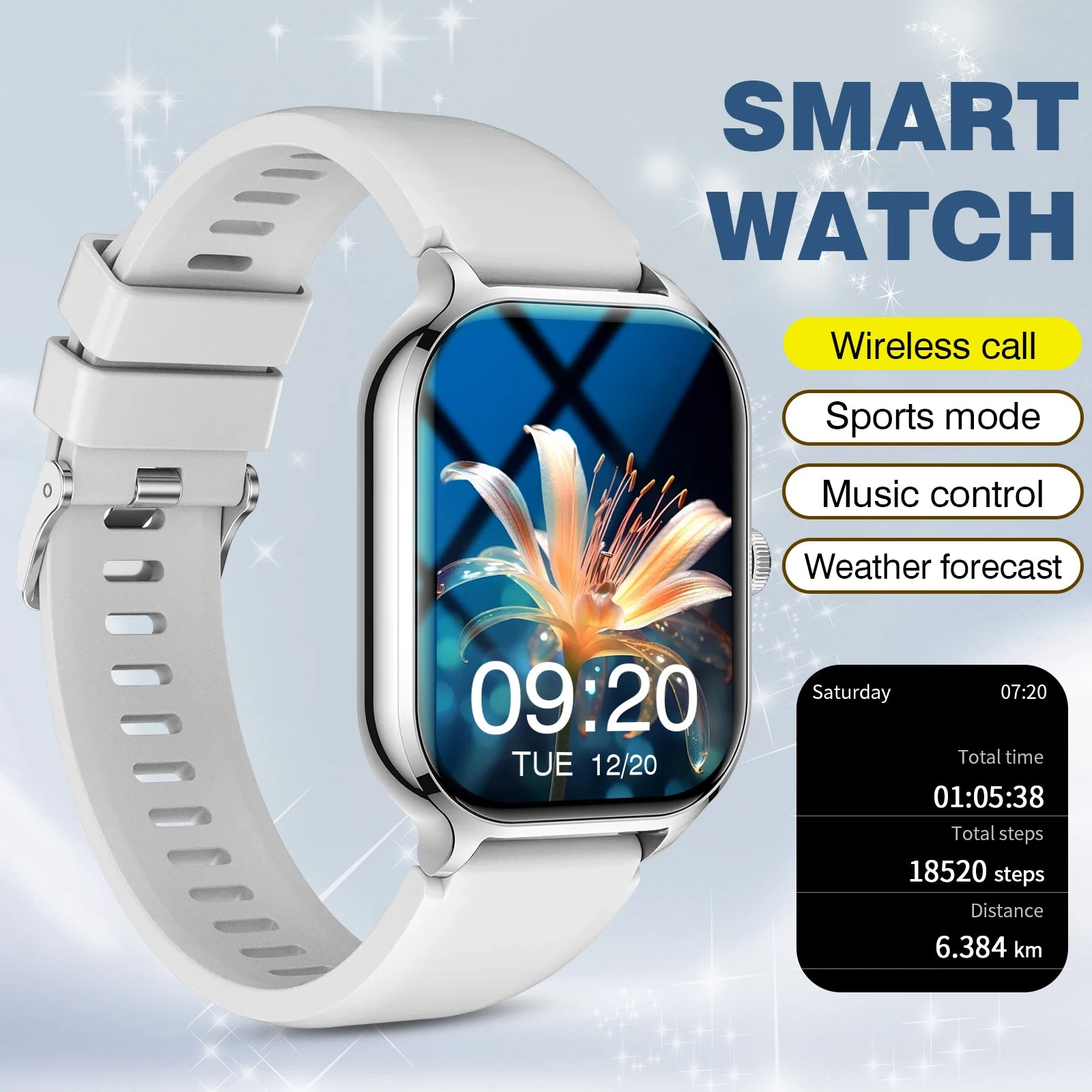 Smart Watch with Calling & Fitness Tracking – iPhone & Android Compatible