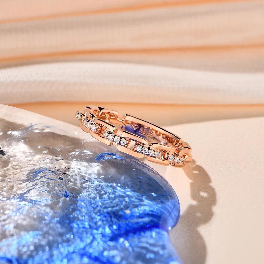 RoseAura Moissanite Ring