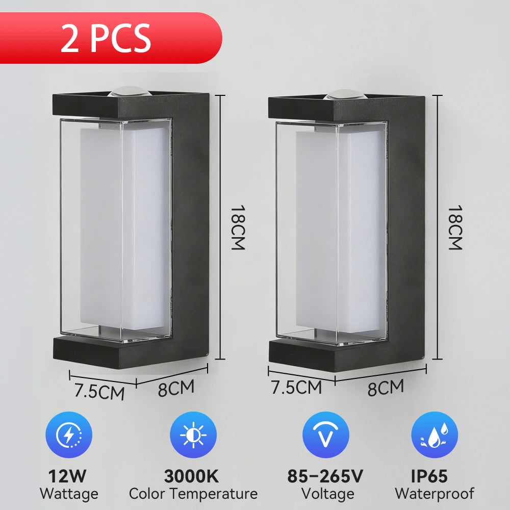Modern Outdoor Wall Light