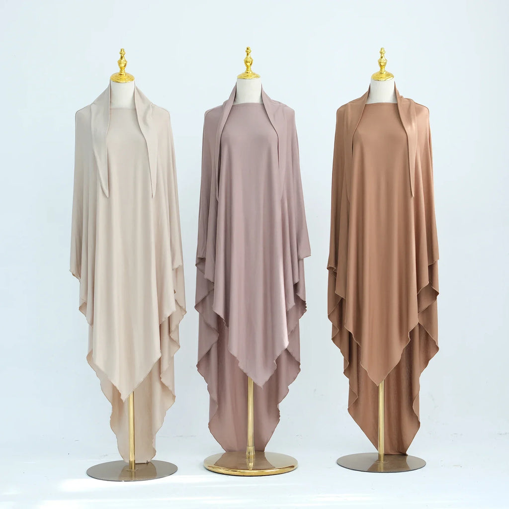 Jersey Cotton Khimar – Long & Comfortable