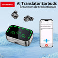 AI Smart Translator Earbuds – Real-Time Translation (144 Languages)