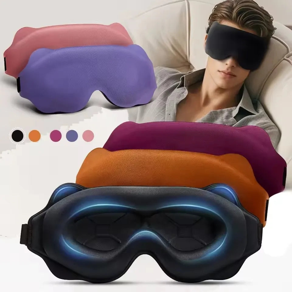 Soft Sleep Mask – Light Blocking Eye Mask for Deep Sleep