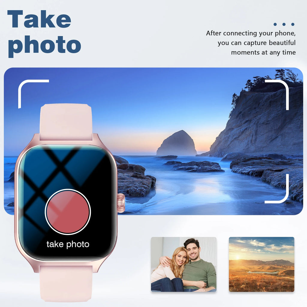 Smart Watch with Calling & Fitness Tracking – iPhone & Android Compatible