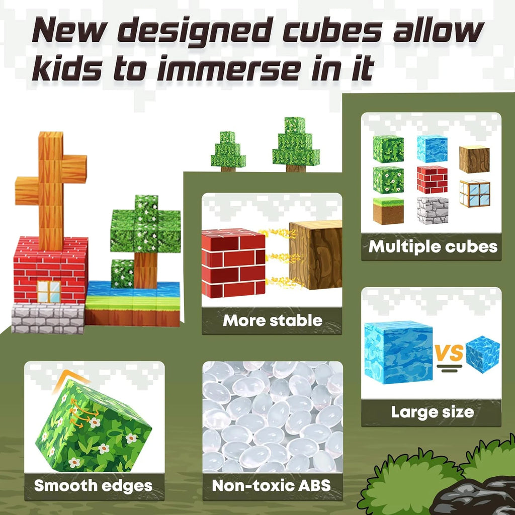 Magnetic Building Blocks for Kids – STEM Learning Toy Set