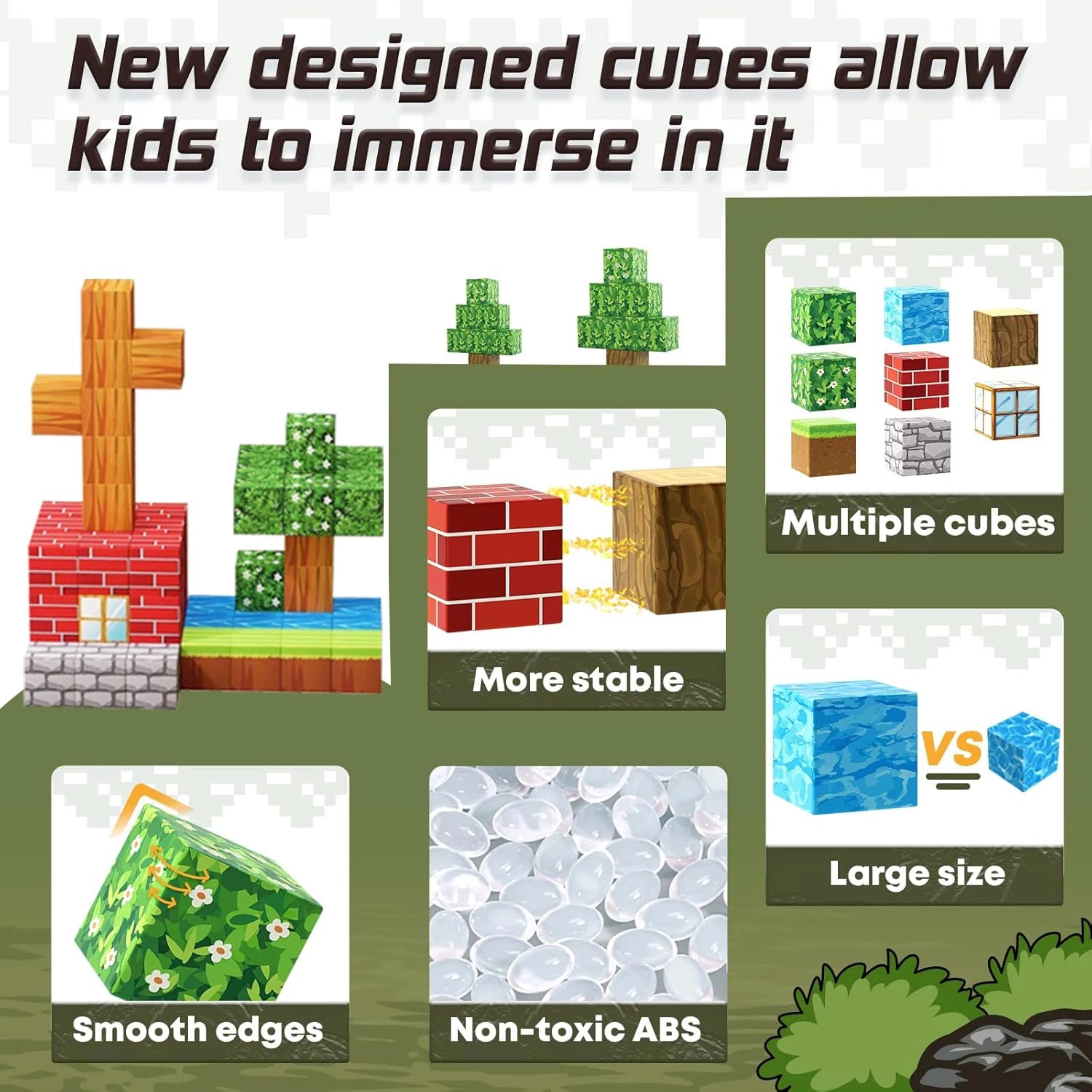 Magnetic Building Blocks for Kids – STEM Learning Toy Set