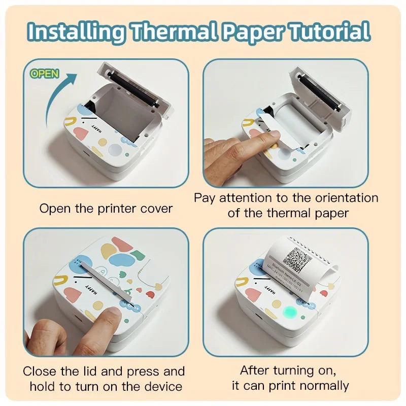 Mini Portable Thermal Printer – Print Anywhere 📱