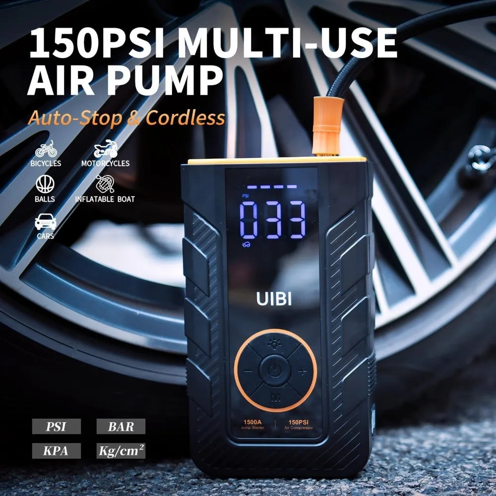 PAIVIROKU 5000A Car Jump Starter with Air Compressor