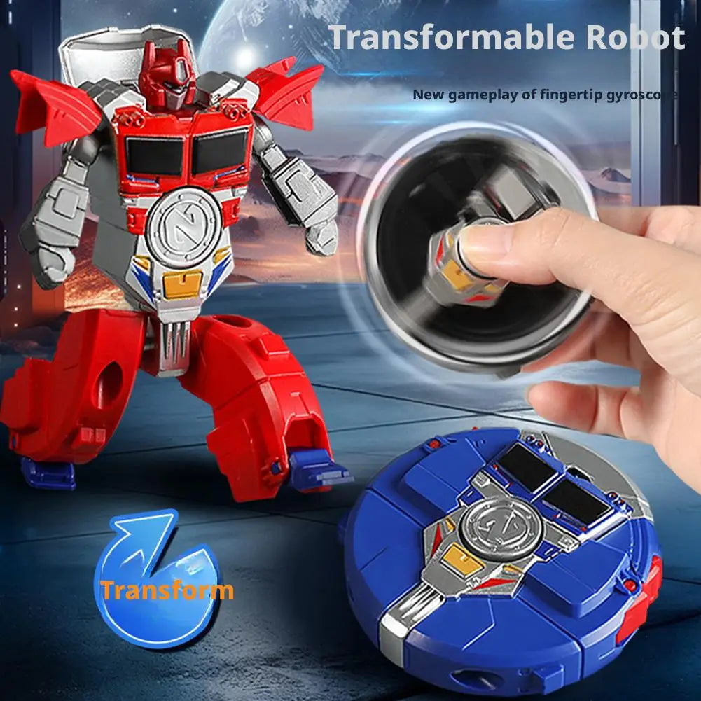 Transforming Fidget Spinner Toy – Robot Fun for Kids 🤖
