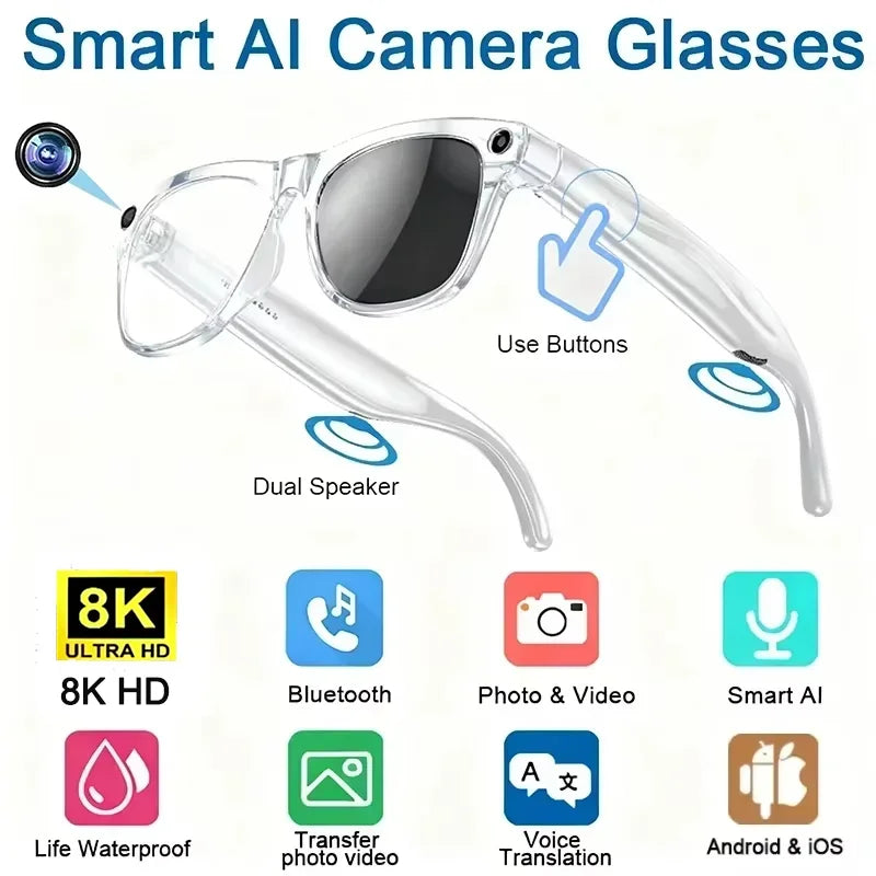 VisionX AI Smart Glasses